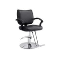 Modern Second-Hand Reclining Synthetic Leather Upholstered Barber Chair for Men Salon Home Use
