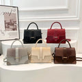 2025 New Arrival Tendance Woman's Crossbody Flap Bags Luxury Small Handbags with Lock Alligator PU Leather Fashion Style