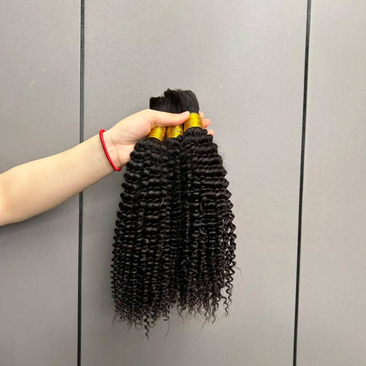 Top Quality Human Braiding Hair Bulk Unprocessed Cuticle Aligned Virgin Afro Kinky Bulk Human Hair