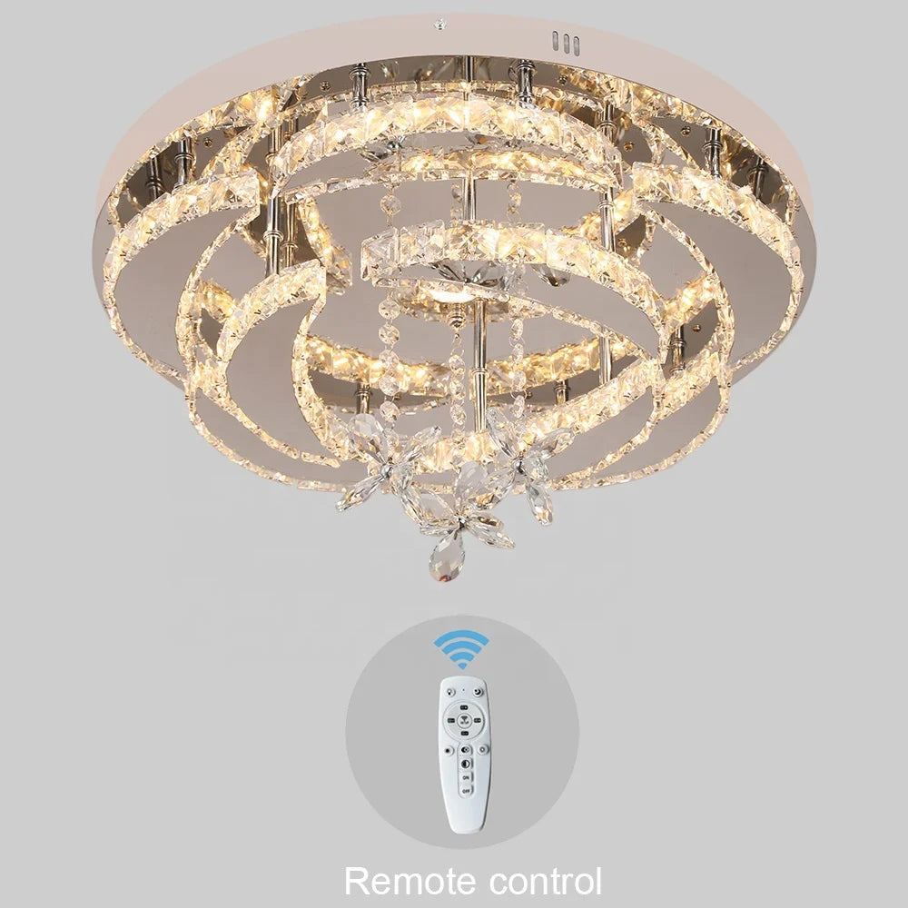 Customized LED Crystal Ceiling Lamp Corridor Aisle Illumination Plafonnier Apartment Hotel Decorative Lamparas