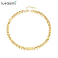 SP-LAM Cuban Link Chain Jewellery Fashion Luxury Gold Plated Jewelry Stainless Steel Necklace Woman MegaBDM