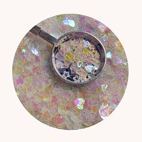Mixed Iridescent Glitter Heart Star Sequin for Shaker Card Nail Art Scrapbook Decoration Makeup Confetti Garments Slime Charms 5