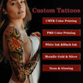 High Quality Temporary Body Arm Sticker Custom & Wholesale Water Transfer Full Arm Sleeve Fake Tattoo Tattoo Stickers