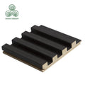 MUMU PVC Timber Feature Decorative Wooden Slats French Flexible Fluted Luxury Wood Wall Panels