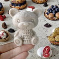 H-0585 Bear Ice Cube Mold DIY Coffee Milk Tea Cold Drink Jelly Bear Silicone Baking Mold Handmade Soap Silicone Candle Mold