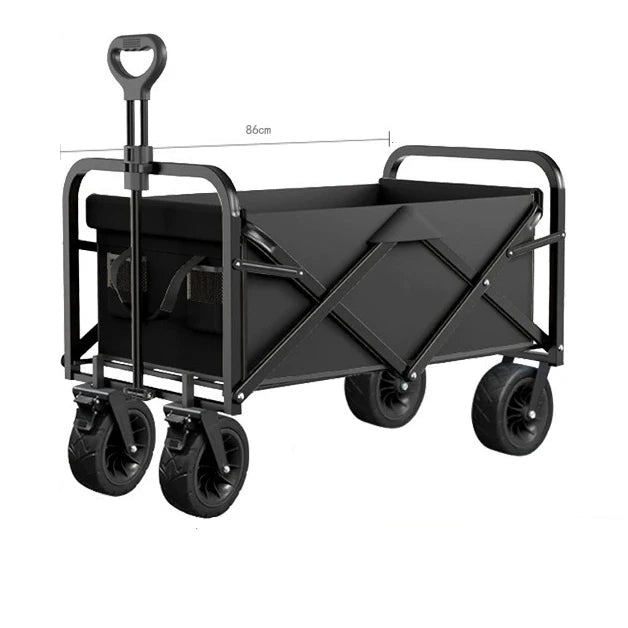 Outdoor Folding Travel Picnic Beach Storage Bag Wagon Collapsible Shopping Handcart