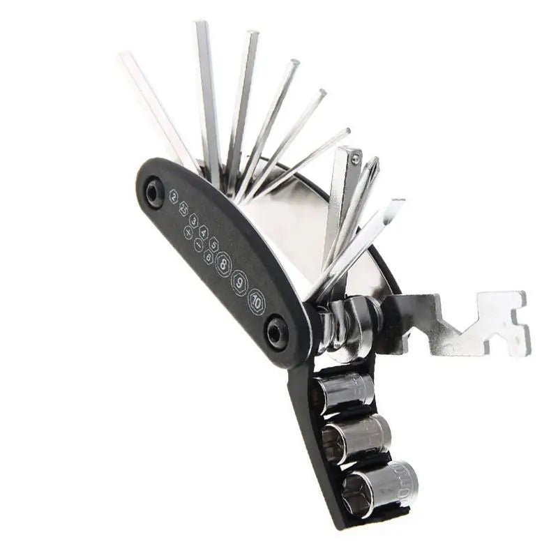 UMEDO Metal Bicycle Repair Tools Complete Tool Kit Multi Function Mountain Bike Tool Set With Bicycle Spoke