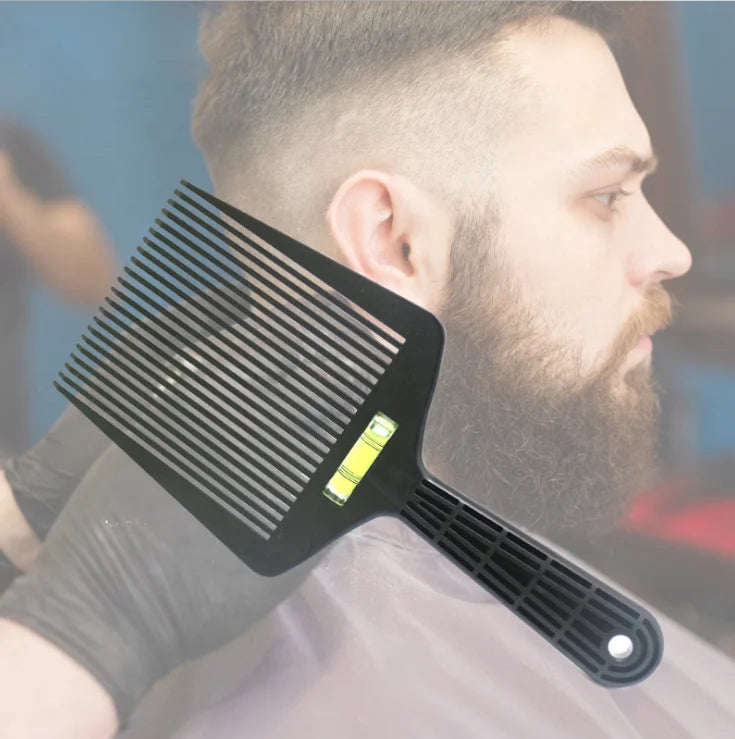 Black Square Flat Top Barber Salon Hairbrush Wide Tooth Plastic Foldable Paddle Vent Cushion Compact Hairstyling Hair Beauty