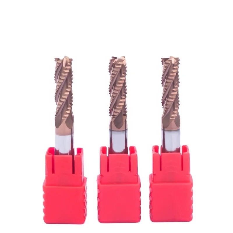 Hrc55 Cemented Carbide End Mill Cnc Solid Carbide Coated End Mills CN Milling Cutting Tools Roughing Cutter Milling Cutter