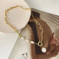 N430 10-11mm DIY Natural  Freshwater Pearl Charm Pendant Necklace Chain Accessory 925 Sterling Silver Jewelry for Women