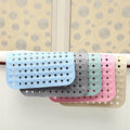 40x70cm Anti-Slip PVC Shower Mat with Drain Holes Strong Suction Cups Machine Washable Non Slip Bathtub Mat for Bathroom Safety