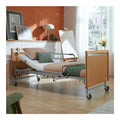 IEC60601 Home Care Bed Wood Electric Adjustable Frame Nursing Home Care Bed for the Elderly 2 Crank Hospital Bed