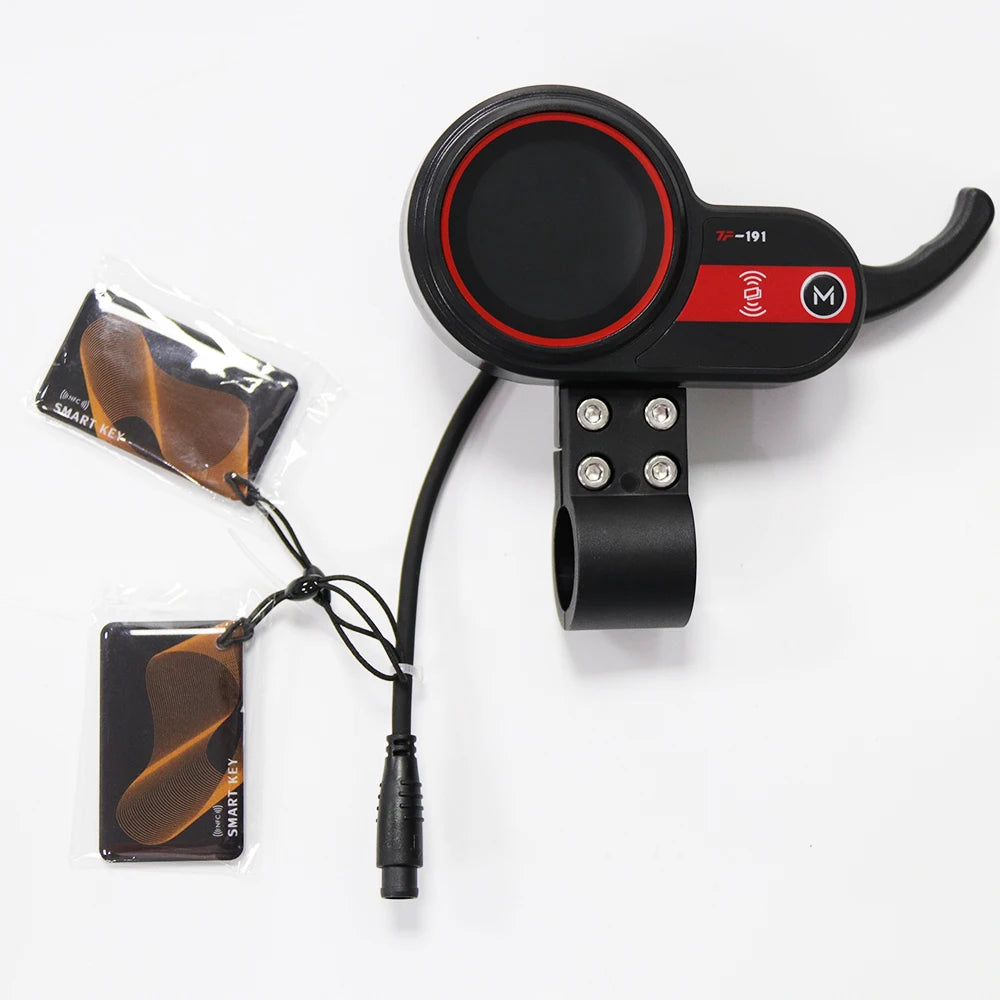Foldable Electric Scooter Parts Accessories LCD Monitor Meter Display with NFC Card for Electric Scooter