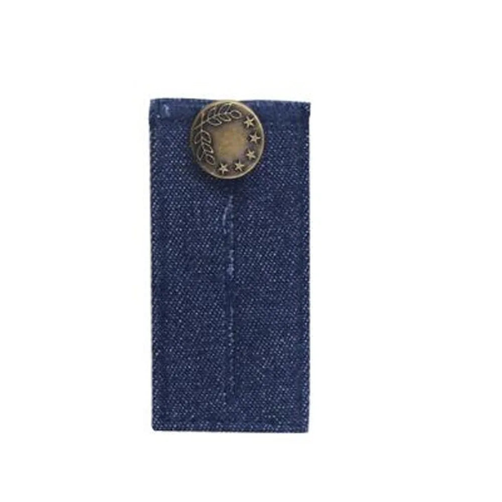 1pcs Dark Blue Trousers' Jeans Patches Extender Pregnant Woman Clothes Accessories for Maternity Dress 7*3.5cm