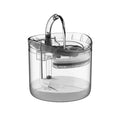 2L Cat Dog Waterproof Pet Fountain Water Dispenser Auto Circulation Flow Solid Plastic Eco-Friendly Indoor Use European/US Plug