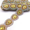 2025 New Arrival Decorative Resin Diamonds Stones Trim Epoxy Hot Fix Trim for Carnival Costumes