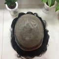 Ready Stock Fast Shipping Silk Base Full Hand Tied with PU Side Human Hair Topper Men Toupee