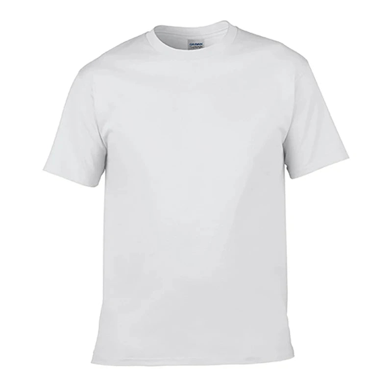 Unisex US and EU Size 100% Cotton Breathable Quality T-shirt Round Neck Short Sleeves Quality Cotton T-shrits