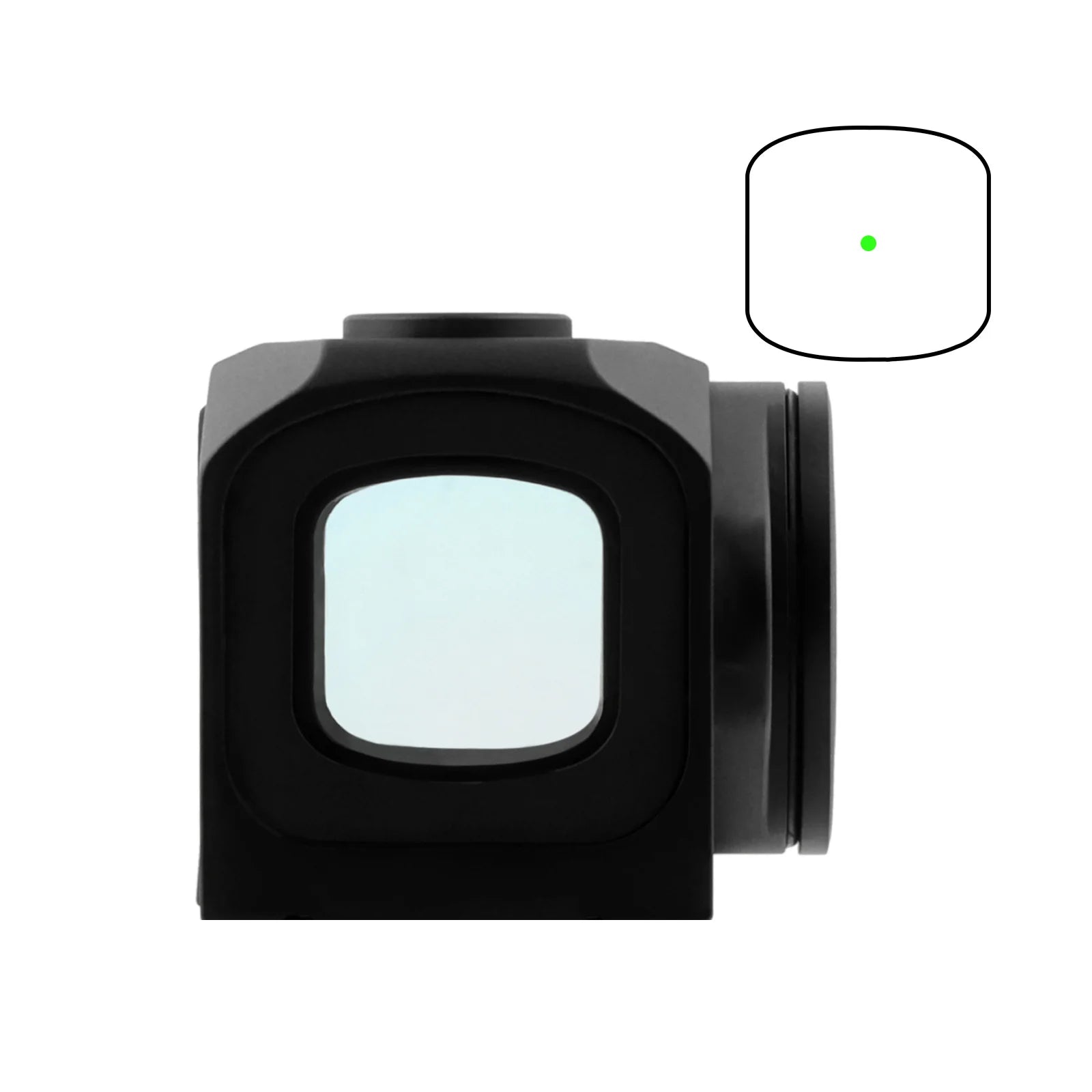 FOCUHUNTER Optics Shake Awake Green Dot Shockproof 1500G Recoil 1X19mm Red Dot Scope  IP67 Waterproof High-end Red Dot Sight