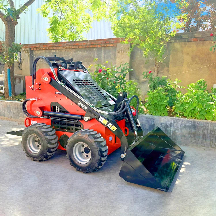 Kubota Engine Loader Attachments for Skid Steer Loader Core Components Pump and Moog Hydraulic Cylinder Bucket Included