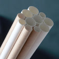 Biodegradable Sugarcane Paper Drinking Straws Individually Wrapped Dimension 6mm 12mm