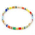 Go2boho 2023 Women's Customized Boho Jewelry Hot New Style Rainbow Tila Beaded for Bracelet with Miyuki Beads for Anniversary