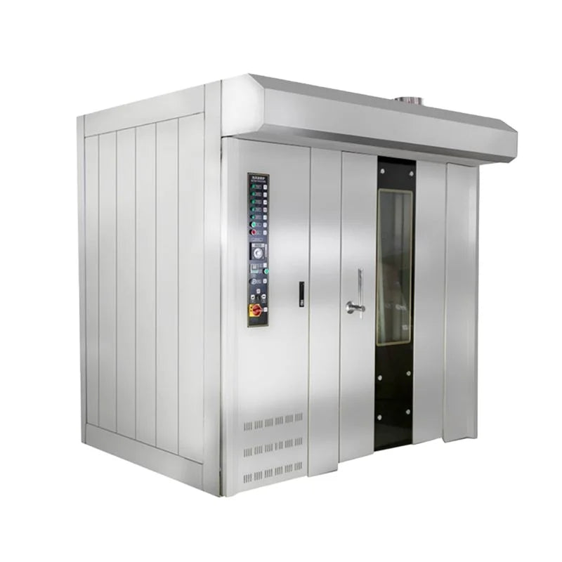 Commercial Electric Gas Diesel Oil Bread Baking Rotary Trolley Rack Tunnel Oven for Bakery Machine