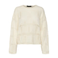 Fashion Women Crochet Solid Color Pullover Sweater Men Trend Hip Hop Design Knit Top Clothing
