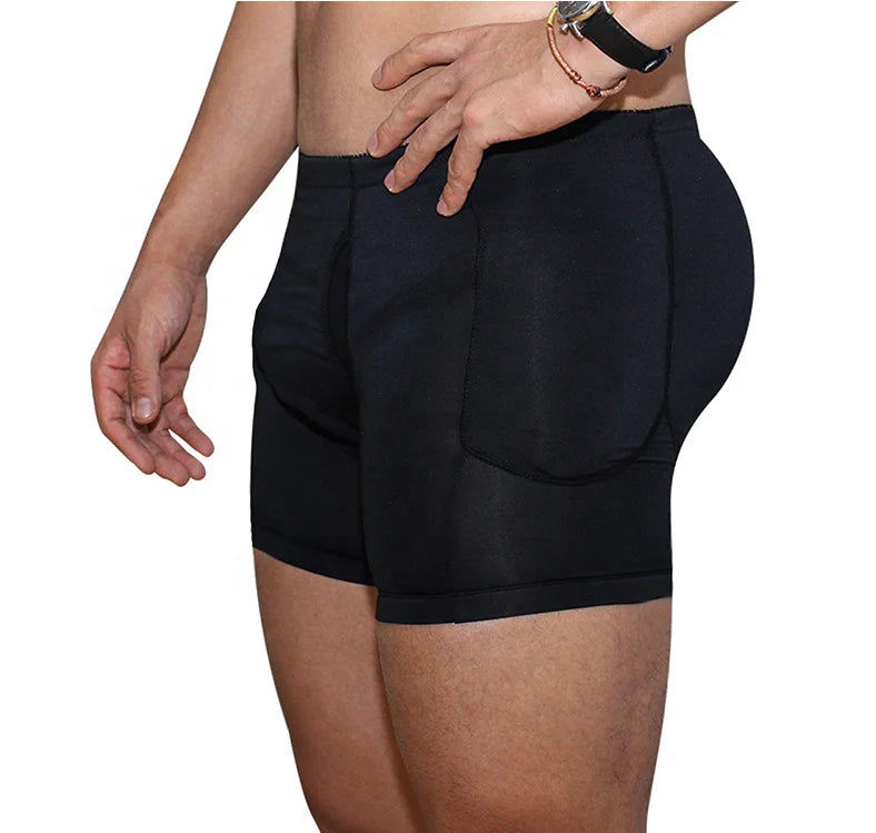 Men's Padded Shorts Butt Lifter Tummy Control Hip Enhancer Shaper Briefs Shaperwear Hip Enhancer Underwear for Men