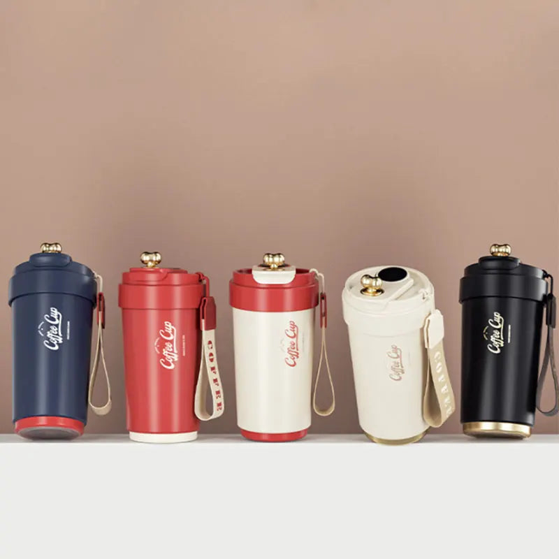 Modern Customized Logo Smart Coffee Mug with LED Temperature Display and Car Charging