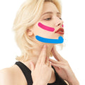Pre-cut Cotton Waterproof Kinesiology Tape for Face Pain Relief and Support