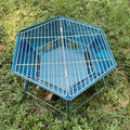 Camping Outdoor Mini BBQ Grill Hexagonal Folding Fire Pit Propane for Picnics Wood Stove Outdoor Wood Stove for Wood Stove for