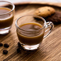 HXglass Hot Selling 70ml 185ml Coffee Tea Cup Custom logo Pattern Low MOQ Drinking Tea Milk Glass Moroccan Tea Glass