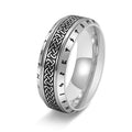 New Design Original Ring Vintage Nordic Celtic Knot Viking Amulet Words Ancient Gold Stainless Steel Men Size Rings