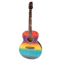 Weifang Rebon 6 String 41 Inch Solid Spruce Top Flamed Maple Acoustic Guitar