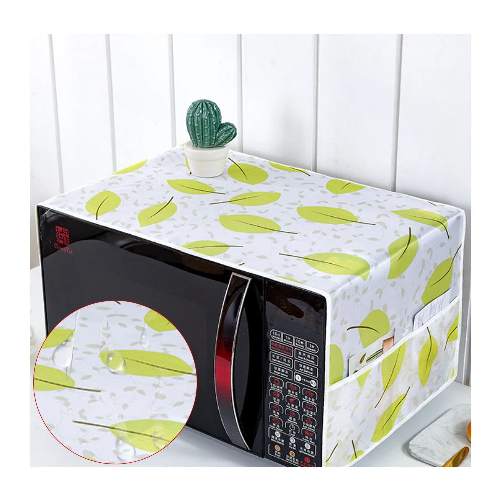 Wholesale Custom Printed PEVA Eco-Friendly Folding Dustproof Kitchen Cover Square 35*100CM