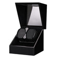 MINEESI Luxury Automatic Double-Rotating Watch Winder Case High Gloss Custom Logo Protective OEM ODM MDF Suede Lining Rectangle