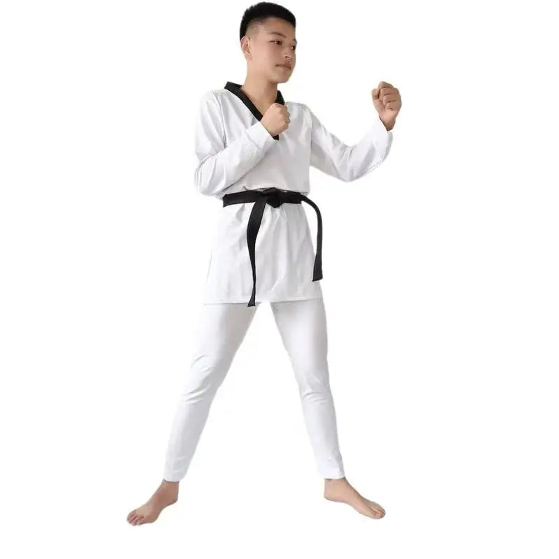 Wholesale Tight Fitting Taekwondo Competition Uniforms Lightweight and Breathable Competition Suit