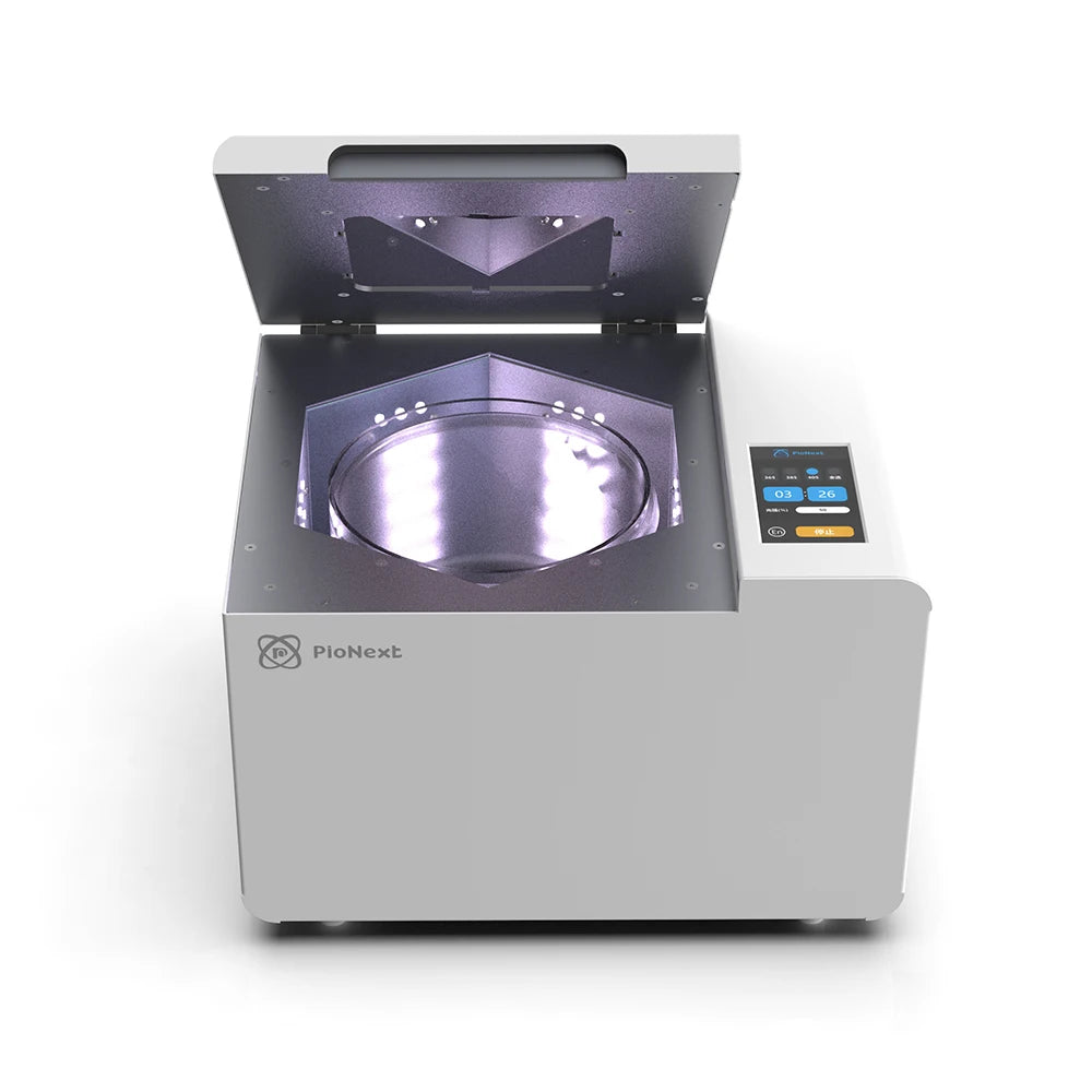 Pionext UV02 High Speed All Round Desktop Small Dental Light Uv Resin Curing 368 385 405nm Lamp for Printing Machine