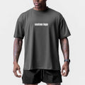 Hot Sale Wholesale Men Clothing Summer Custom Daily Fit Grey Short Sleeves Tee Oversized Gym T-Shirt
