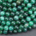 New Stone Gemstone Natural Genuine Green Mica Muscovite Beads Chinese Emerald Imitate Loose Bead with 6mm 8mm 10mm 38cm Strand