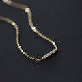 Minimalist INS Fashion Shiny Zircon Crystal Bracelet 14K Gold Plating Pure 925 Sterling Silver Trendy Jewelry for Women Gift