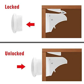 Magnetic Lock Baby Safety Cabinet Doors Drawer Locks