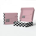 Eco Custom Pink Corrugated Cardboard Paper Cosmetic Carton Box Clothing Folded Shipping Mailer Gift Packaging Box