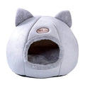 Winter Comfort Cat Litter Semi-closed Warm Kennel Plus Velvet Round Indoor Pet Litter Pet Cat Tent