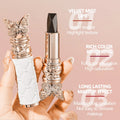 3 Kinds of Red in 1 Lipstick Velvet Matte Lipstick Non-stick Cup Lip Glaze Waterproof Long Lasting Sexy Lady Lip Gloss