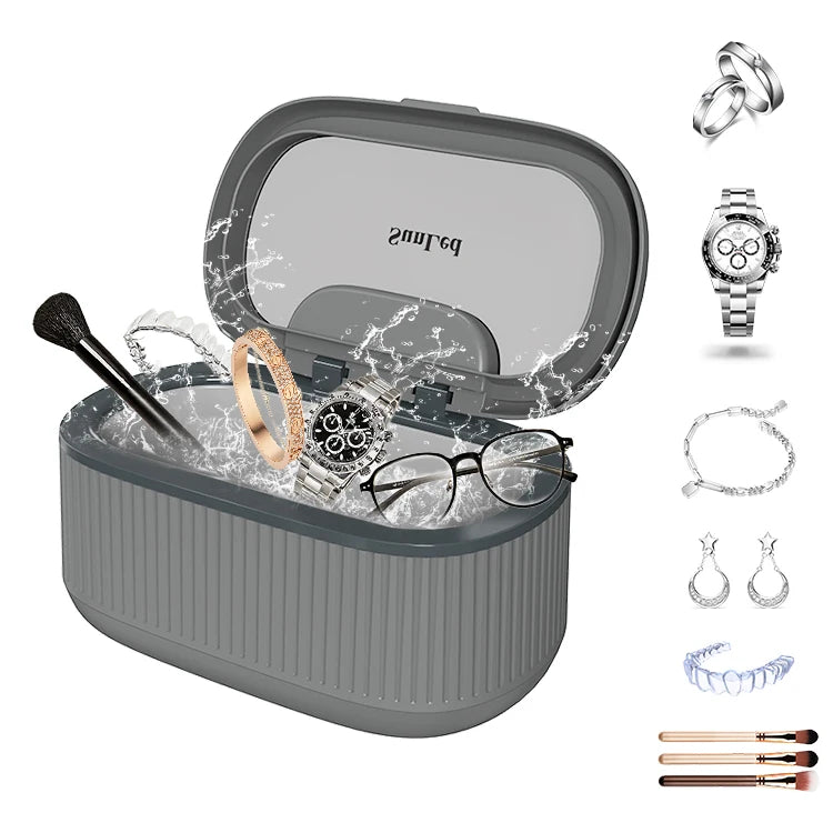 Oem Odm Custom Ultrasonic Cleaning Machine High Frequency Vibration Household Glasses Watch Ring Dentures Jewelry Cleaner