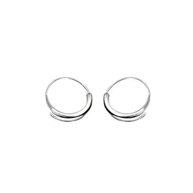 S925 Silver Water Drop Rotating Earrings Female Simple Temperament Summer Section Earrings Advanced Sense of Niche Earrings