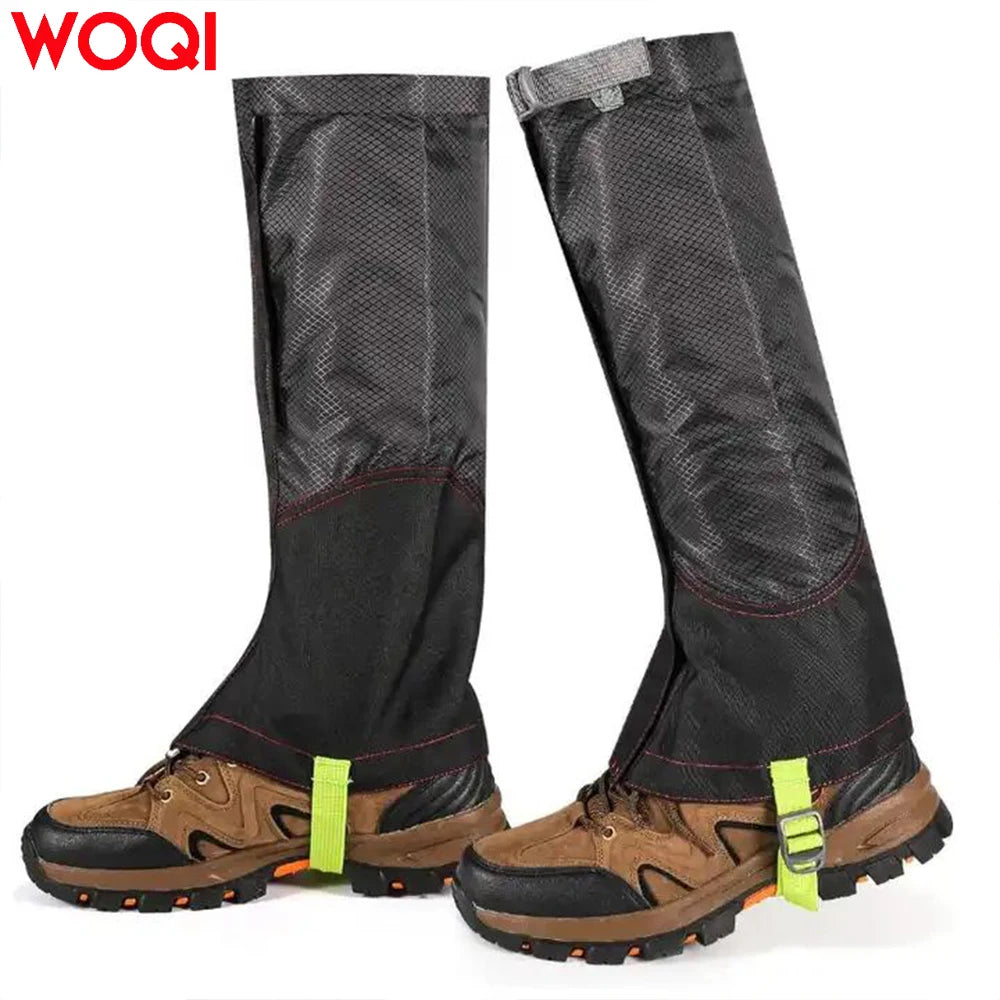 Woqi Camping Snow Boot Gaiters Leg Gaiter Outdoor Camping Snow Cover for Hiking