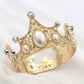 Camilla Seven Slices Cake Baking Decoration Crown Gold/Silver Plastic Valentine's Day Gift Headdress Bridal Jewelry Children's